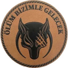 Kordak Bej “ölüm Bizimle Gelecek” Patch – Cırtlı Peç