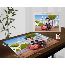 Bk Gift Kişiye Özel Baba Tasarımlı 1000 Parça Profesyonel Puzzle-3, 1000 Puzzle, Arkadaşa Hediye