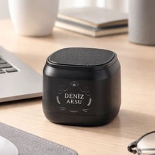 Bk Gift Kişiye Özel Isimli SP-4104 Bluetooth Hoparlör -6, 5.0 Kablosuz Taşınabilir Speaker, Type-C Şarjlı