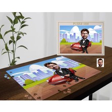 Bk Gift Kişiye Özel Baba Tasarımlı 1000 Parça Profesyonel Puzzle-9, 1000 Puzzle, Arkadaşa Hediye