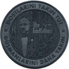 Kordak The Gotfather Patch - "dostlarını Yakın Tut" Gri Füme Arma