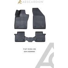 Aescaroon Fiat Egea Hb 2015 Sonrası 3D Havuzlu Paspas