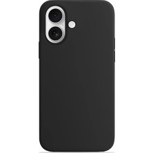 Velvoria iPhone 17 Soft Touch Lansman Silikon Kılıf Mat Siyah