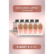 Gloria Perfume Tarçın Elma Oto Kokusu 5x8 ml