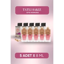 Gloria Perfume Tatlı Sakız Oto Kokusu 5x8 ml