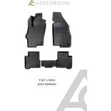 Aescaroon Fiat  Linea 2007 Sonrası 3D Havuzlu Paspas