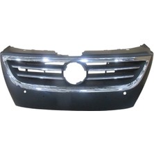 Bzt Volkswagen Passat Cc- 09/12; Ön Panjur Siyah/nikelaj Kaplamalı/sensör Delikli (Tw) 3C8853651QGRU