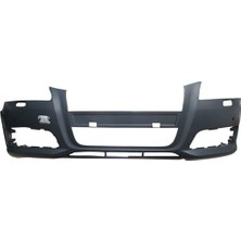 Bzt Audi A3- 09/12; Ön Tampon Gri (Sis/panjur Delikli/sensör Delikli/far Yıkama Delikli) 8P0807105HGRU