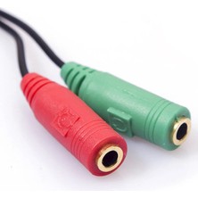 Thentech Kulaklık Mikrofon Ayırıcı Y Kablo 3.5mm Jack Çoğaltıcı Laptop Telefon Uyumlu Dönüştürücü Aparat