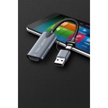 Thentech HDMI To USB 3.0 Type C Video Capture Görüntü Aktarıcı Kart Kamera Oyun Canlı Yayın Yakalama Aparatı