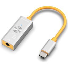 Thentech Gürültü Engelleyici Type C 3.5mm Jack Kulaklık Dönüştürücü Ses Kartı Profesyonel Kayıt Adaptörü