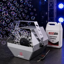Quenlite QB-400LK Baloncuk Makinesi + 5 Litre Likit (Uzaktan Kumandalı)