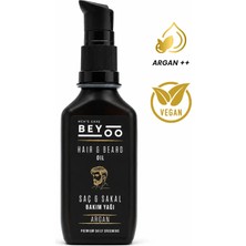 Beyoo Argan Özlü Saç ve Sakal Serumu 50 ml – Besleyici ve Parlaklık Etkili Bakım Yağı