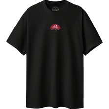 Velvoria Unisex Oversize Rıdıng Sınce Baskılı Siyah Renk T-Shirt