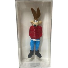 Vardem 16 cm Kolleksiyonluk Hediyelik Masa Üstü 3D Baskı Coyote  Fiğür 8494