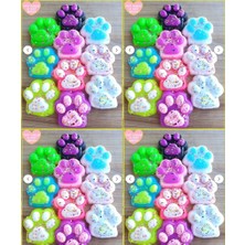 Oyuncak Sahili Fufu Squishy Kedi Patisi Simli 10 Adet Birden Kampanyada Sukuşi Oyuncak 10LU Pati Skuşi Squıshyler