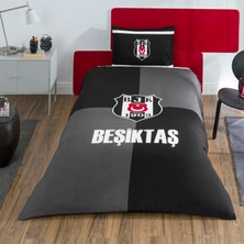 Taç Lisanslı Beşiktaş Efsane Pamuk Tek Kişilik Nevresim Takımı