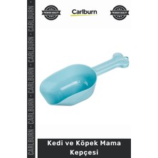 Carlburn #petshop Dayanıklı Plastik Ergonomik Saplı Kemik Tasarımlı Ölçülü Pratik Kedi Köpek Mama Kepçesi