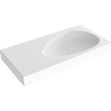 Bocchi Etna Etajerli Lavabo 90 cm Beyaz