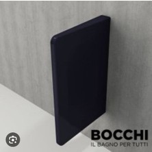 Bocchi Taormına Pisuvar Ara Bölme Parlak Siyah