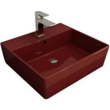 Bocchi Milano Lavabo 50 cm Parlak Kırmızı