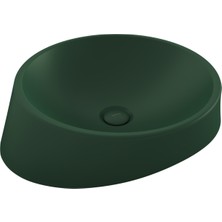 Bocchi Venezia Çanak Lavabo 56 cm Mat Mat Yeşil