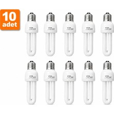 Vito 10 Adet | 9 Watt | Tasarruflu Ampül | Beyaz Işık | E27 Duy'lu