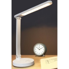 Yvz Store Şarjlı 40 LED Çalışma Okuma Işığı Kademeli Masa Lambası