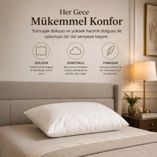 Mions Mion's Havena Plus 800 gr - Dolgun Yastık - Beyaz - 50X70 cm