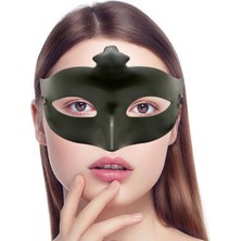 Uravas Store Haki Yeşil Renk Masquerade Kostüm Partisi Venedik Balo Maskesi (5528)
