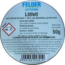 Lehim Pastası Lötfett 50 gr