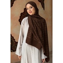 İmaj Butik Kahverengi Jakar Şal
