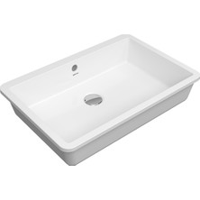 Bocchi Milano Tezgah Altı Lavabo 55 cm Parlak Beyaz