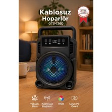 Torima Bluetooth Hoparlör Wireless Extra Bass Speaker GTS-1360 Siyah