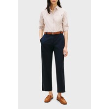 Tommy Hilfiger Pamuklu Slim Fit Yüksek Bel Pantolon Bayan Pantolon WW0WW49647 C1G
