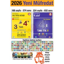 Tonguç Akademi 3'ten 4'e Hazırlık Kitabı 2026 Yaz Tatili 4. Sınıf Taktikli Soru Bankası Ingilizce Kelime Set