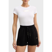 Armani Exchange Pamuklu Slim Fit Bisiklet Yaka T Shirt Bayan T Shirt XW002327 AF10358 U0002