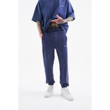Machinist Clothing Erkek Relaxed Yıkamalı Eşofman Altı Gece Mavisi