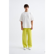 Machinist Clothing Erkek Oversize Baggy Eşofman Altı Neon Sarı