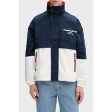 Tommy Jeans Logolu Oversize Logo Detaylı Dik Yaka Mont Erkek Mont DM0DM22739 C1G
