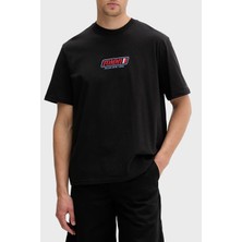 Tommy Jeans Logolu Pamuklu Regular Fit Bisiklet Yaka T Shirt Erkek T Shirt DM0DM22546 Bds