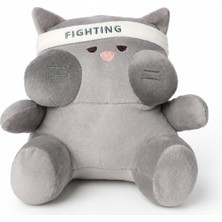Moon Toys Moontoys Tombul Yanaklı Peluş Gri