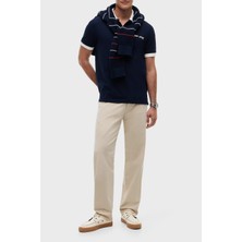 Tommy Jeans Logolu Pamuklu Standart Fit Düğmeli Polo Yaka T Shirt Erkek Polo Yaka T Shirt DM0DM23036 C1G