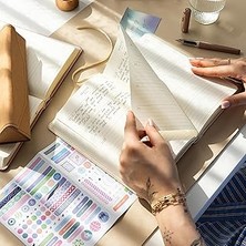 Uravas Store 5 Yıllık Süresiz Günlük Ajanda 13X21 - Pembe