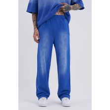 Machinist Clothing Erkek Special Yıkamalı Baggy Eşofman Altı Açık Mavi