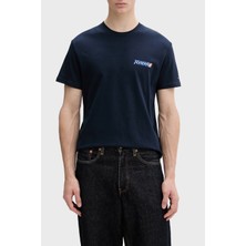 Tommy Jeans Pamuklu Sırt Baskılı Regular Fit Bisiklet Yaka T Shirt Erkek T Shirt DM0DM22547 C1G
