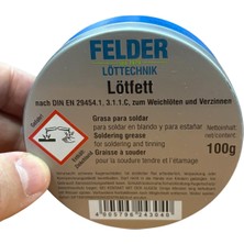 Lehim Pastası Lötfett 100 gr