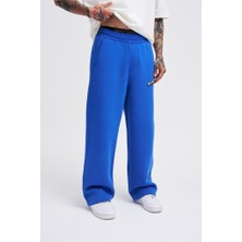 Machinist Clothing Erkek Oversize Baggy Eşofman Altı Saks Mavi