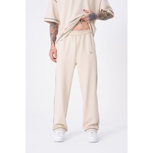 Machinist Clothing Erkek Stradie Stittch Pantolon Açık Bej