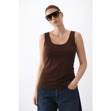 Fashion Friends Pamuklu Yuvarlak Yaka Dar Atlet Bayan Atlet 26Y0266K1